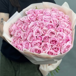 Букет из 55 роз Аваланж (60 см) в Люберцах