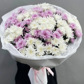 Букет "Конфетти" из 19 кустовых хризантем в Люберцах