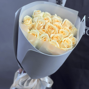 Букет из 25 роз Аваланж (50 см) в Люберцах