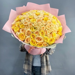 Букет "Май лайф" из 101 розы (50 см) в Люберцах