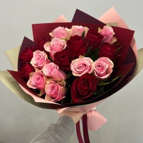 Букет "Вечность" из 17 роз кения (40 см) в Люберцах