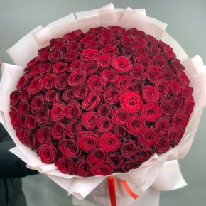 Букет "Париж" из 101 красной розы (60 см) в Люберцах