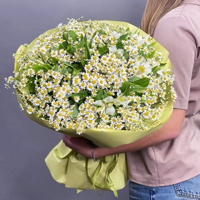 Букет из альстромерий и ромашек в Люберцах