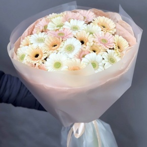 Букет "Гера" из 25 гербер в Люберцах