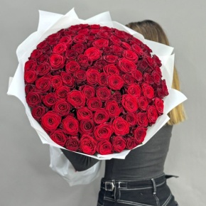 Букет 101 красная роза (60 см) в Люберцах