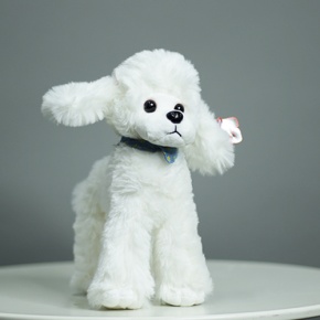 Плюшевый пудель белый (25 см) в Люберцах