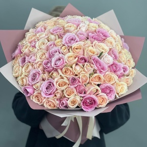 Букет "Люция" из 101 розы (50 см) в Люберцах