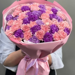 Букет из 51 диантуса микс в Люберцах