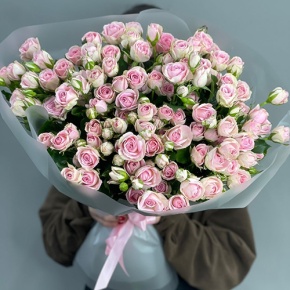 Букет "Постоянство" из 25 кустовых роз (60 см) в Люберцах