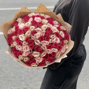Букет "Амурный" из 101 розы (40 см) в Люберцах