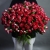 Букет из 51 кустовой рубиновой розы (50 см) в Люберцах