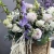 Композиция в сумке "Вдохновение" из дельфиниума, георгин, маттиол, гладиолусов и эустом в Люберцах Композиция в сумке "Вдохновение" из дельфиниума, георгин, маттиол, гладиолусов и эустом в Люберцах