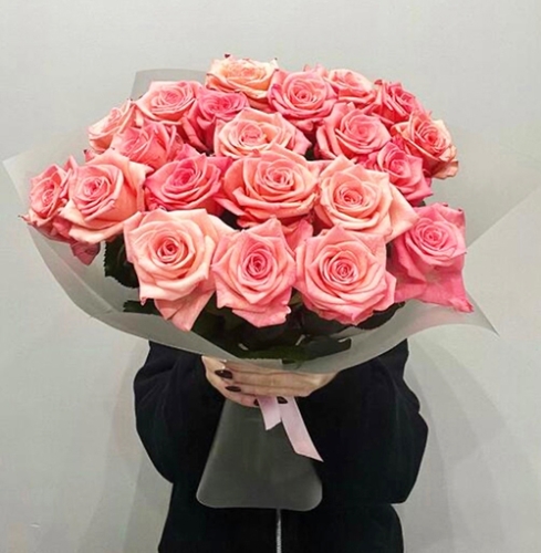 Букет из 21 розовой розы (50 см) в Люберцах