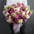 Букет "Сладкая жизнь" из кустовых пионовидных роз и эустом в Люберцах