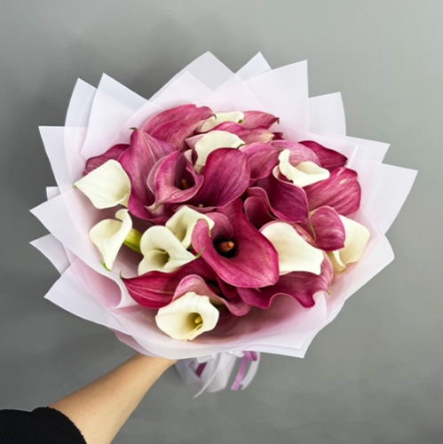 Букет из 25 нежных калл в Люберцах