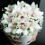 Композиция в шляпной коробке из белых орхидей и гипсофилы в Люберцах Композиция в шляпной коробке из белых орхидей и гипсофилы в Люберцах