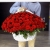 Композиция в корзине из 201 красной розы с топпером в Люберцах