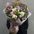 Букет "Парадайз" из кустовых пионовидных роз, альстромерий и хризантем сантини в Люберцах