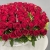 Композиция в корзине из 75 красных роз в Люберцах