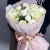 Букет "Белый жемчуг" из гортензий и пионов в Люберцах