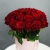25 красных Кенийских роз в конусе в Люберцах